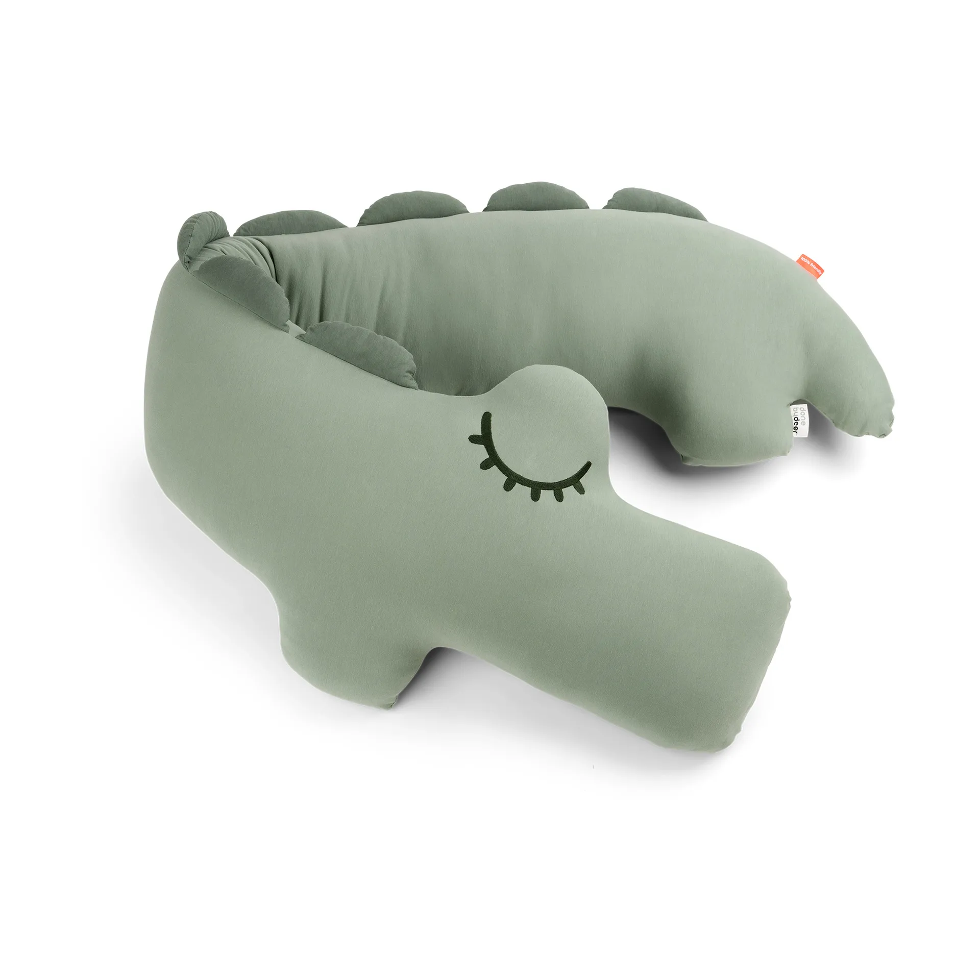 Croco body pillow 36x150 cm, 绿色 Done by deer