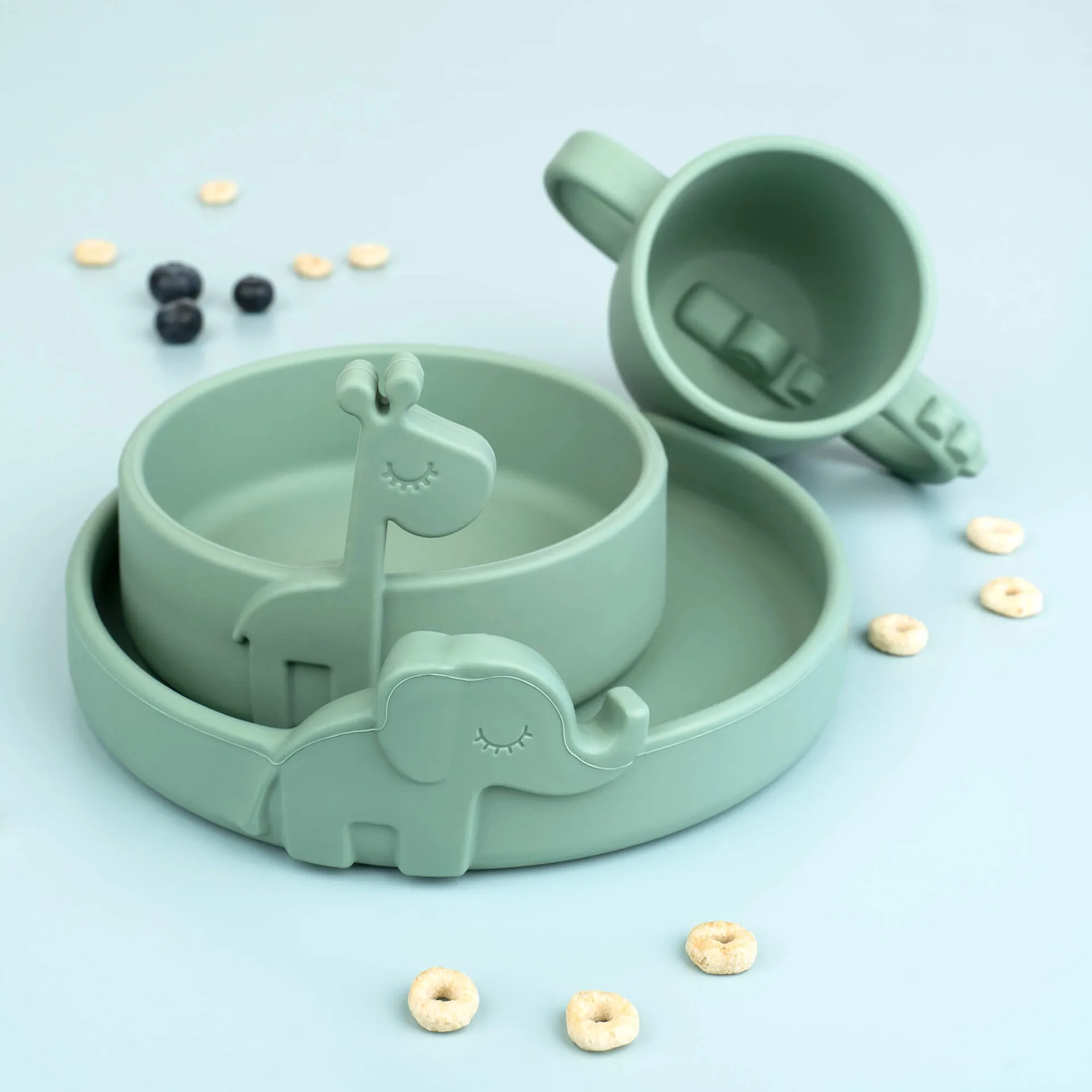 Croco peekaboo sippy 杯子 170 ml, 绿色 Done by deer