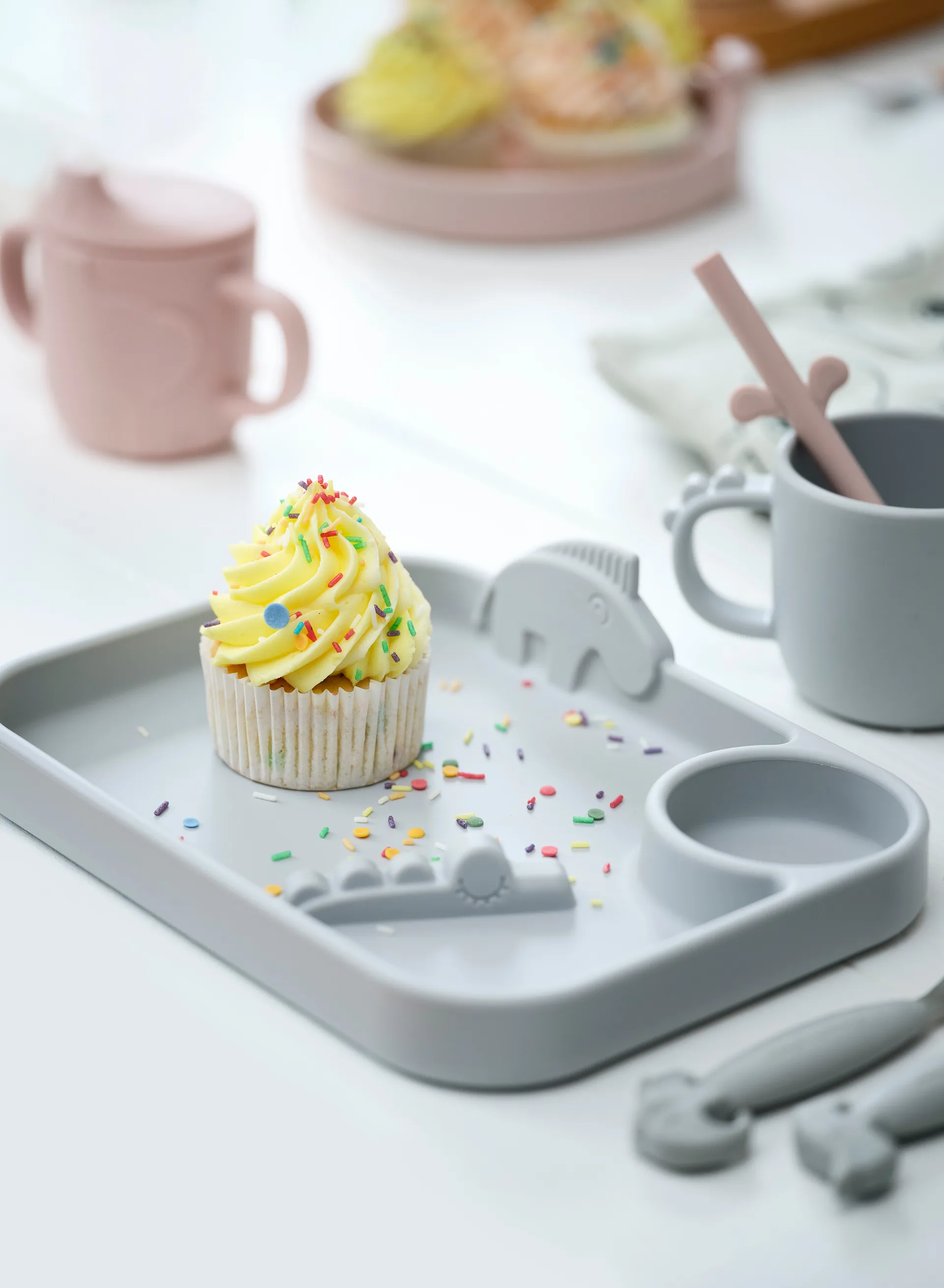 Deer Friends 易抓 刀又勺 套装 3件 , 灰色 Done by deer