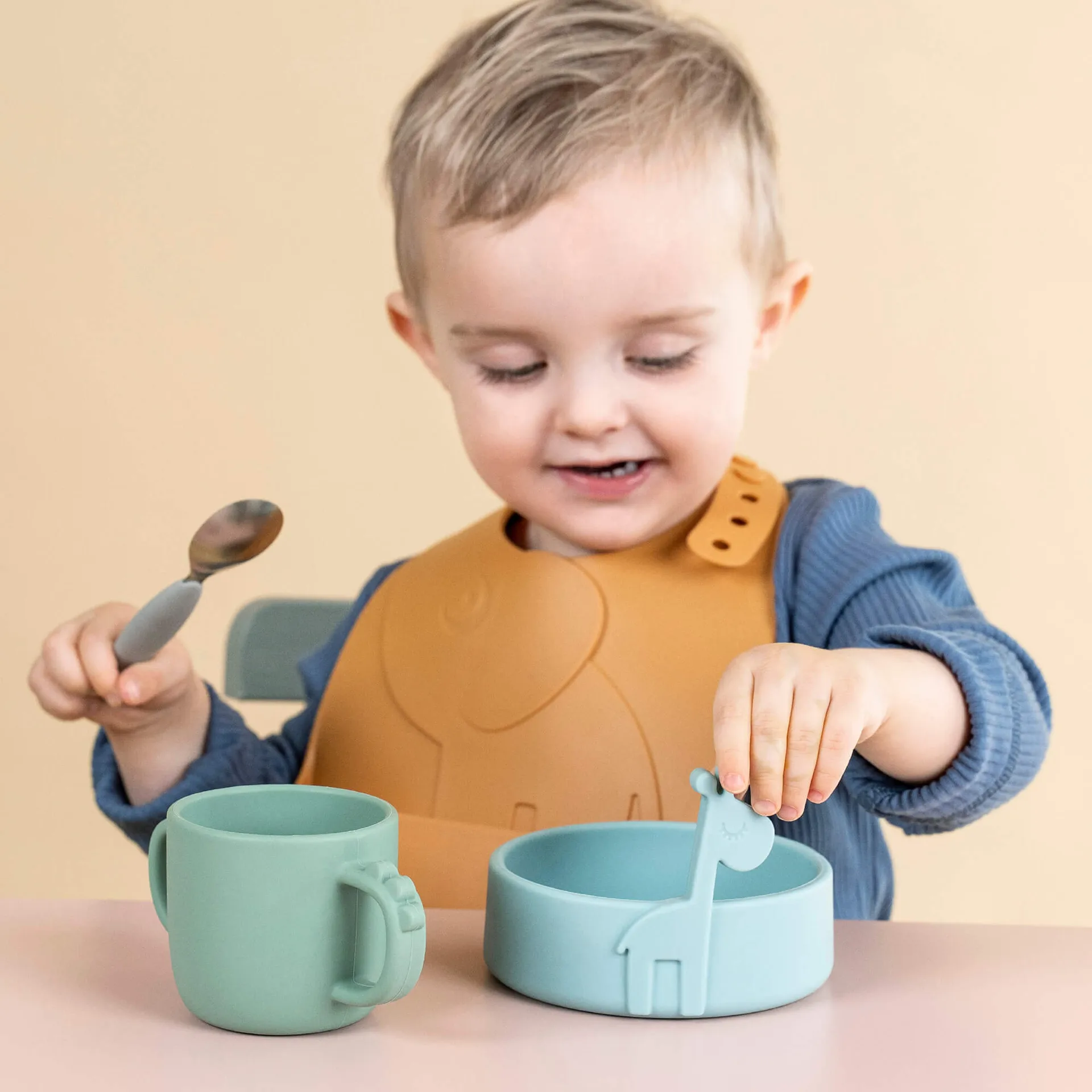 Deer Friends 易抓 刀又勺 套装 3件 , 灰色 Done by deer