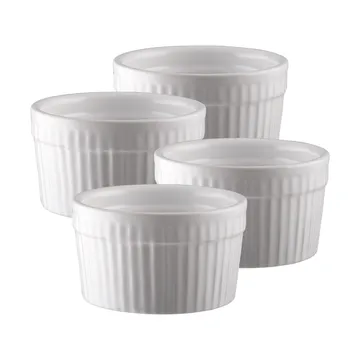 四件套布丁焦糖烧制器具 - 陶瓷，5件套 - Dorre