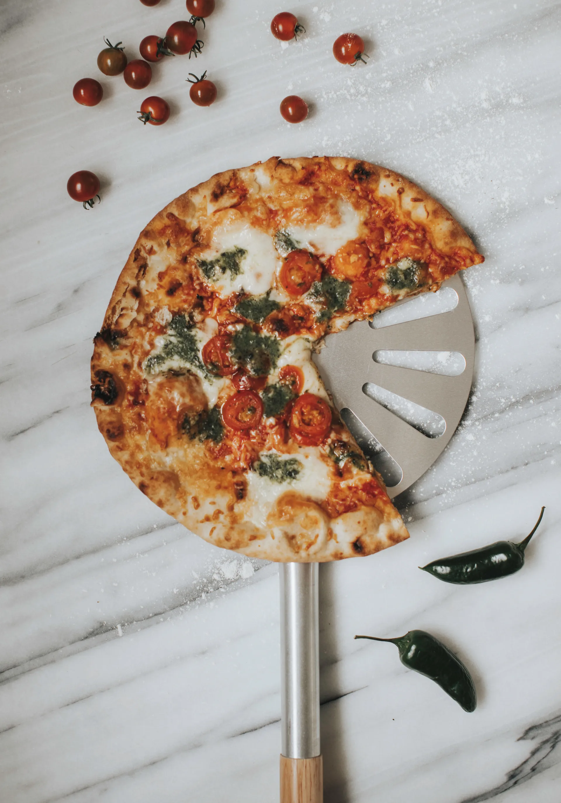 BBQ 披萨手持托盘 76 cm, Aluminium-wood Dorre