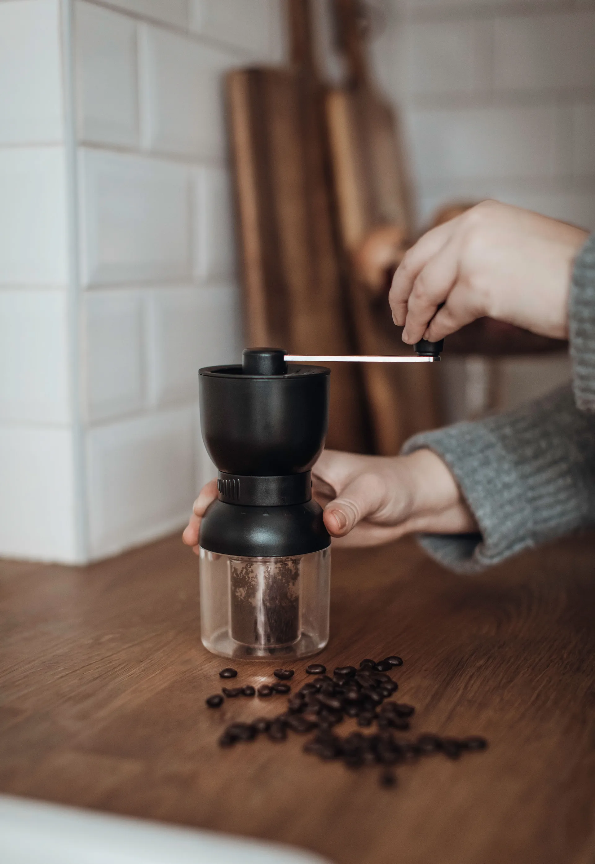 Caturra coffee grinder, 黑色 Dorre