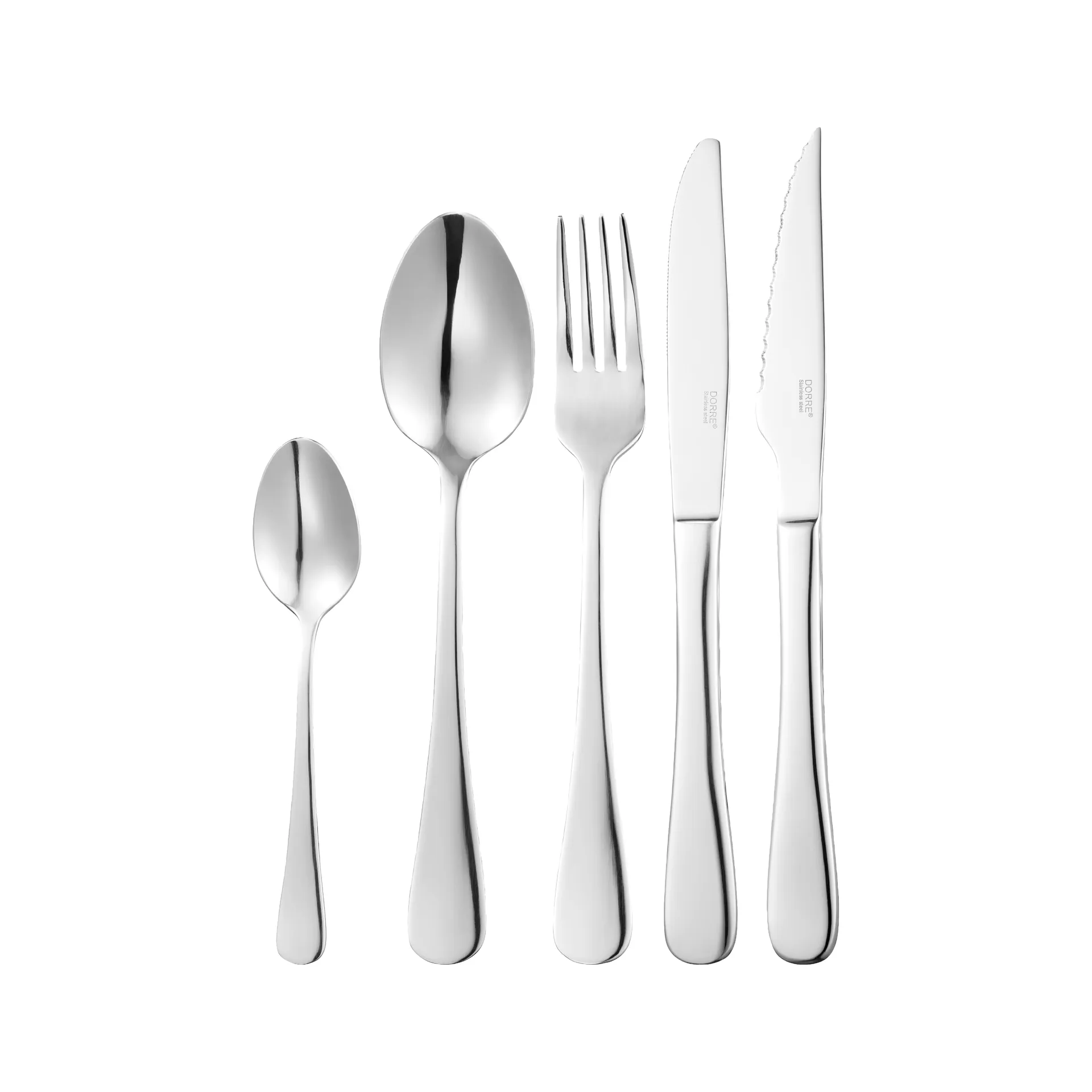 Classic 餐具 cutlery stainless steel, 30 pieces Dorre