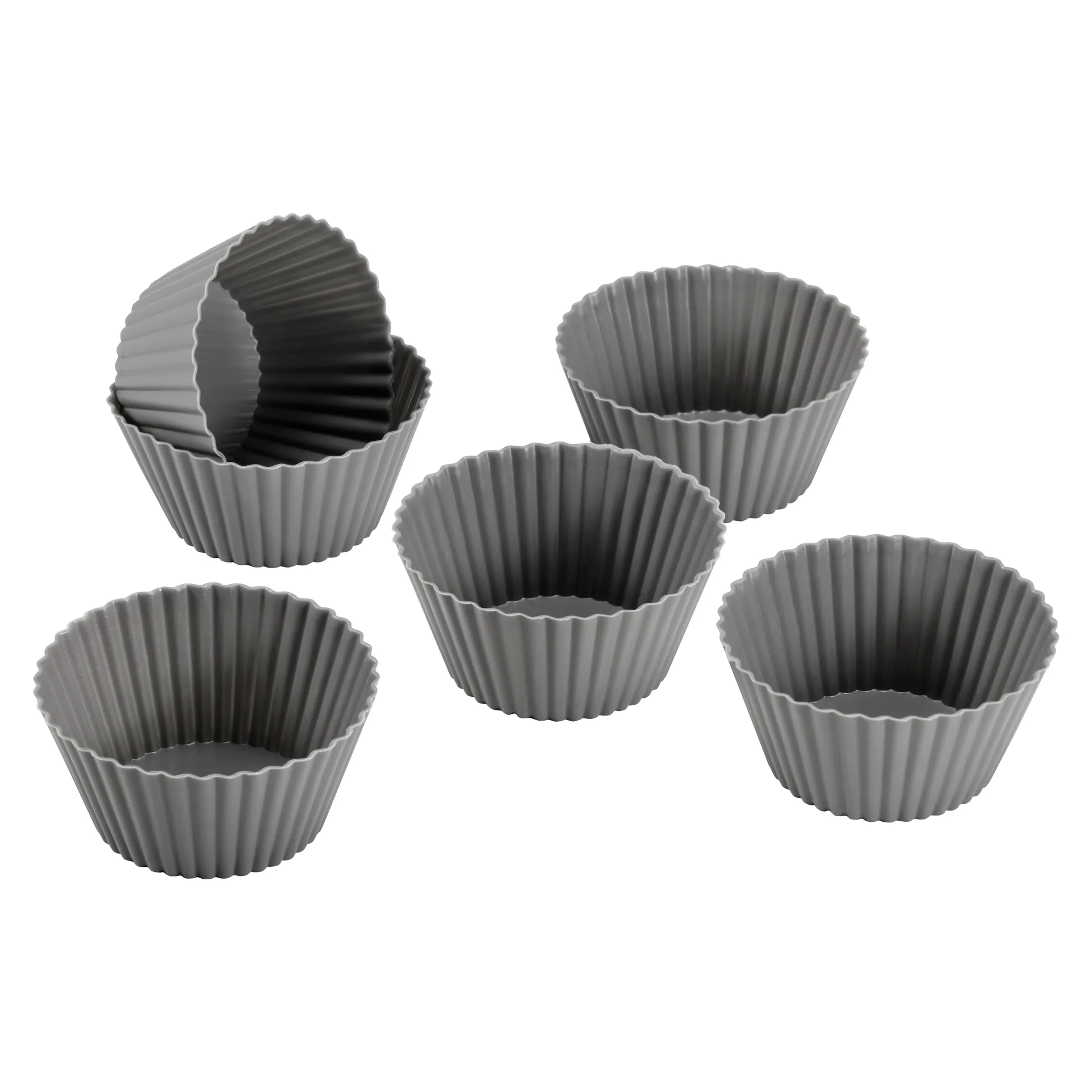 Cookie muffin tin XL 6 杯子, 灰色 Dorre