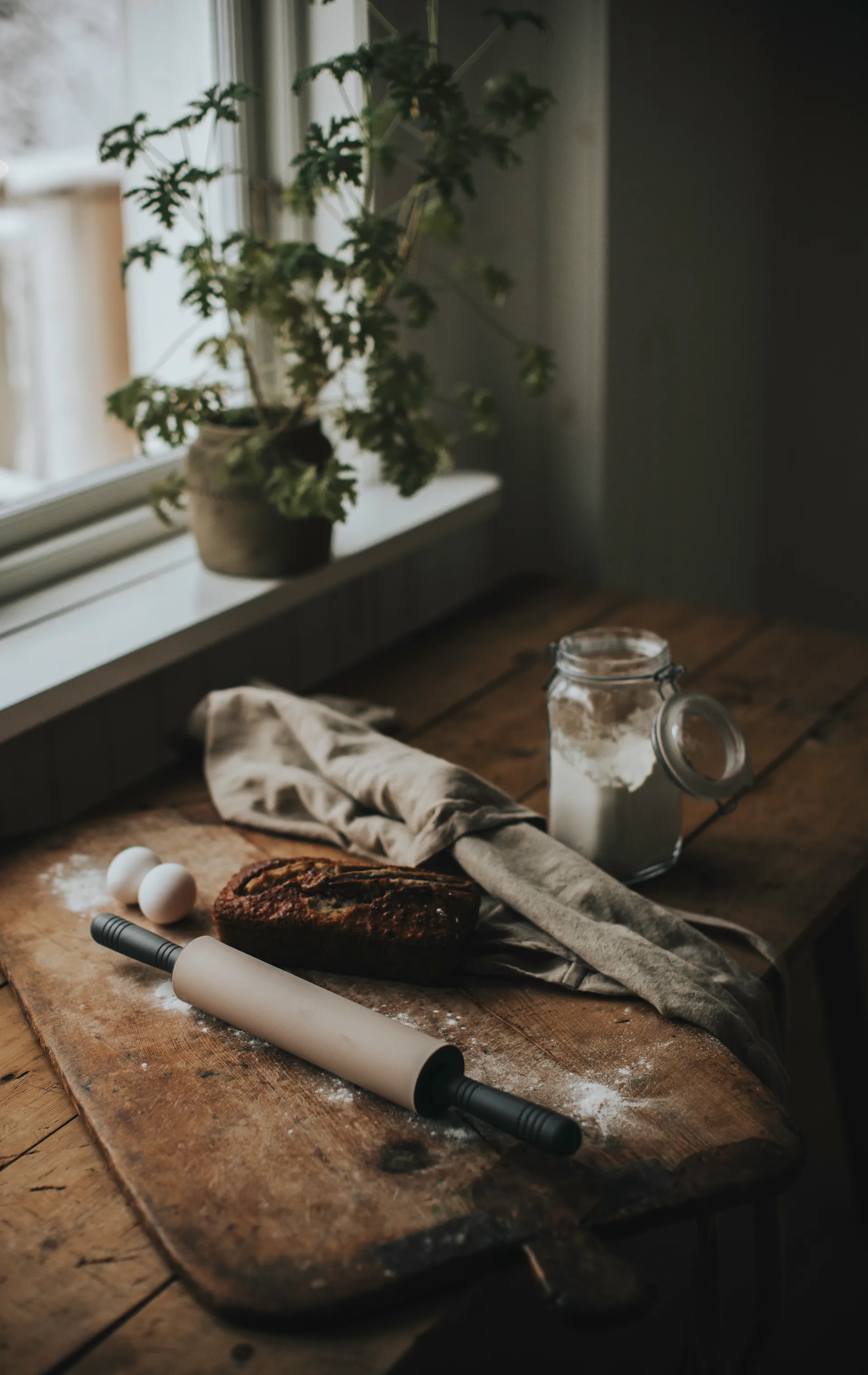 Cookie rolling pin 48 cm, 米色 Dorre