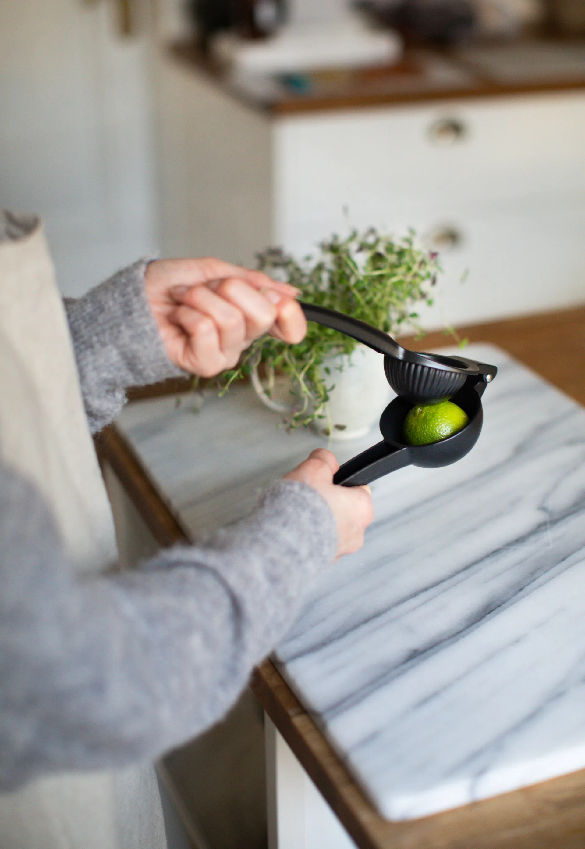 Cyra citruspress aluminum, 黑色 Dorre