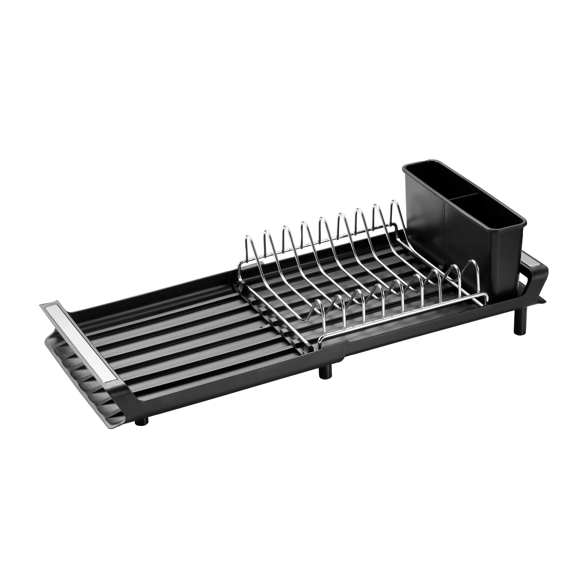 Dayra collapsable dish rack 20x47 cm, 黑色 Dorre