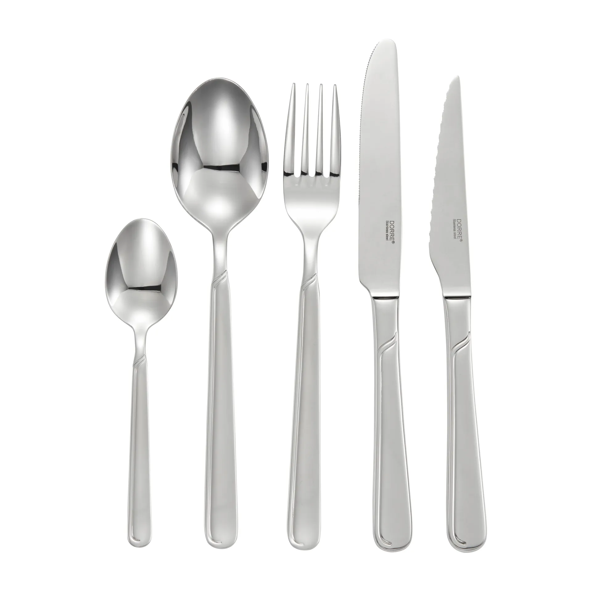 Elisabeth 餐具 cutlery stainless steel, 30 pieces Dorre