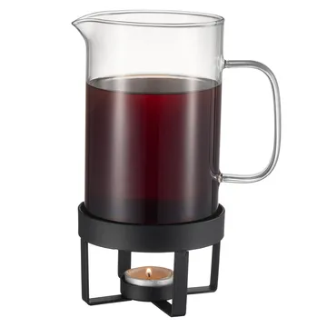 Gerry 玻璃热红酒壶1.2L - 黑色 - Dorre