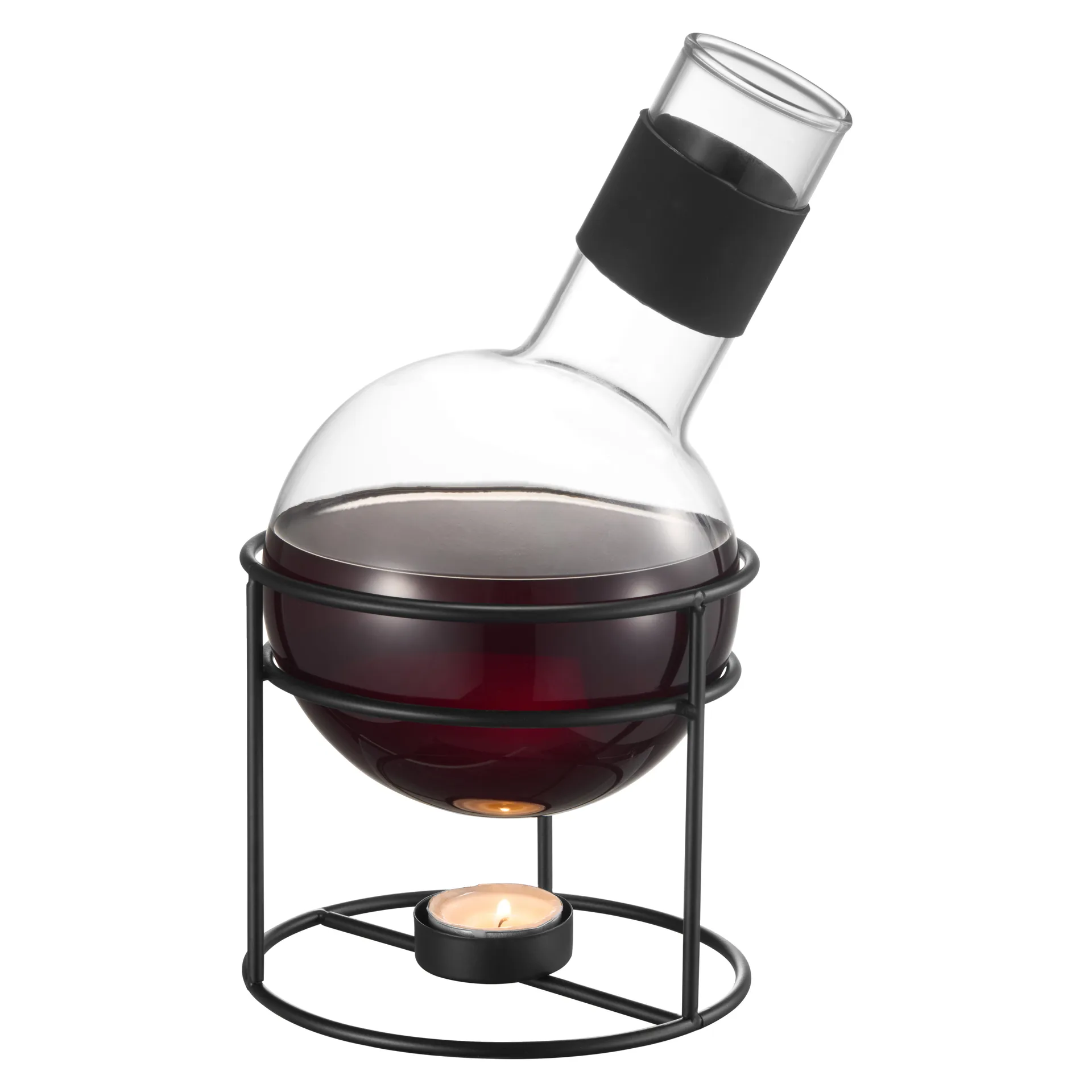 Glora 玻璃热红酒瓶1.3L, 黑色 Dorre