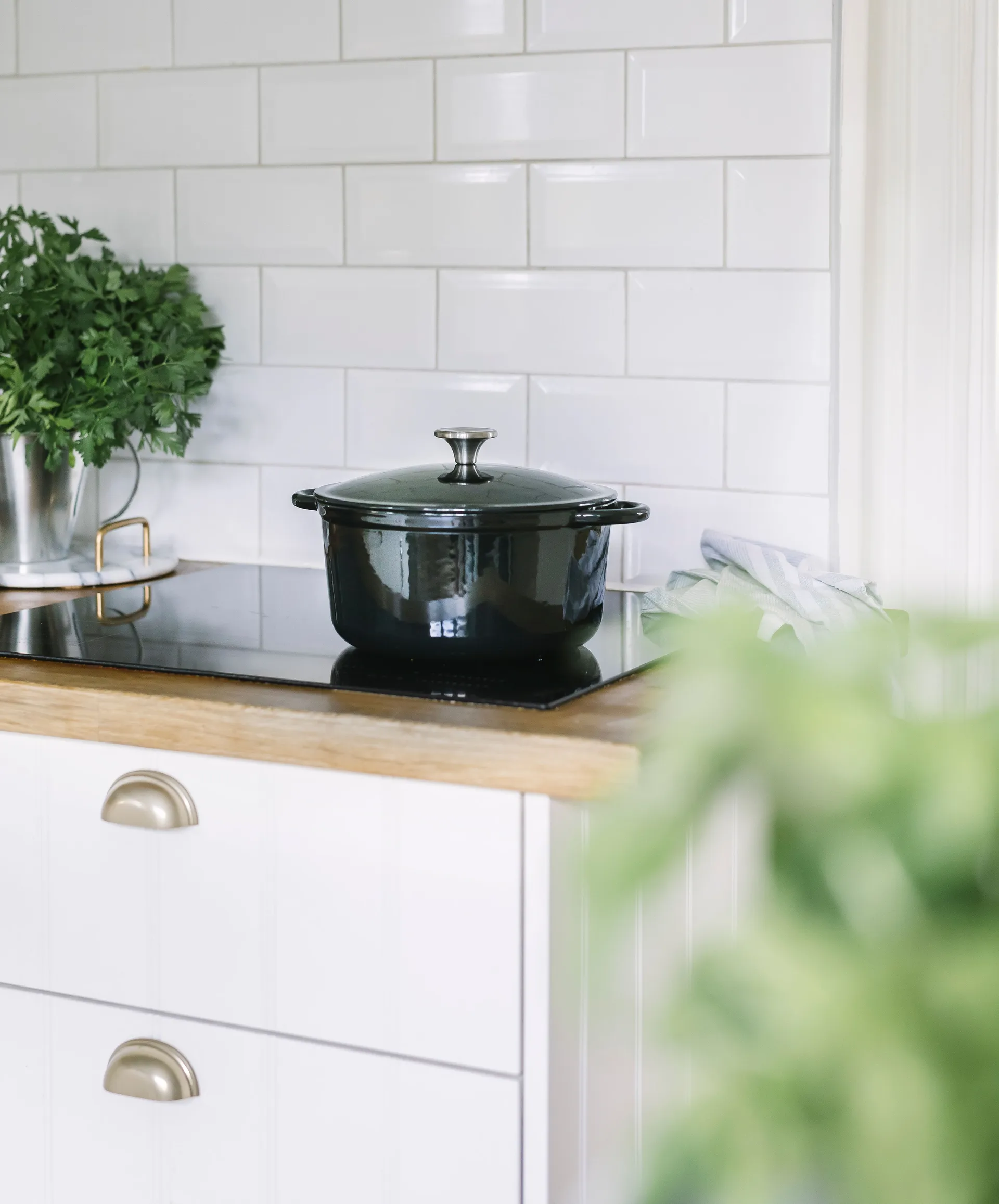 Gretl casserole dish emalj 4 L, 黑色 Dorre