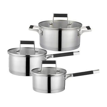 Kaci saucepan set 6 pieces - 不锈钢 - Dorre