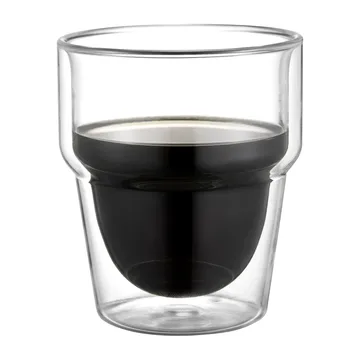 Kenya 咖啡杯 320ml 2件装 - 玻璃款 - Dorre