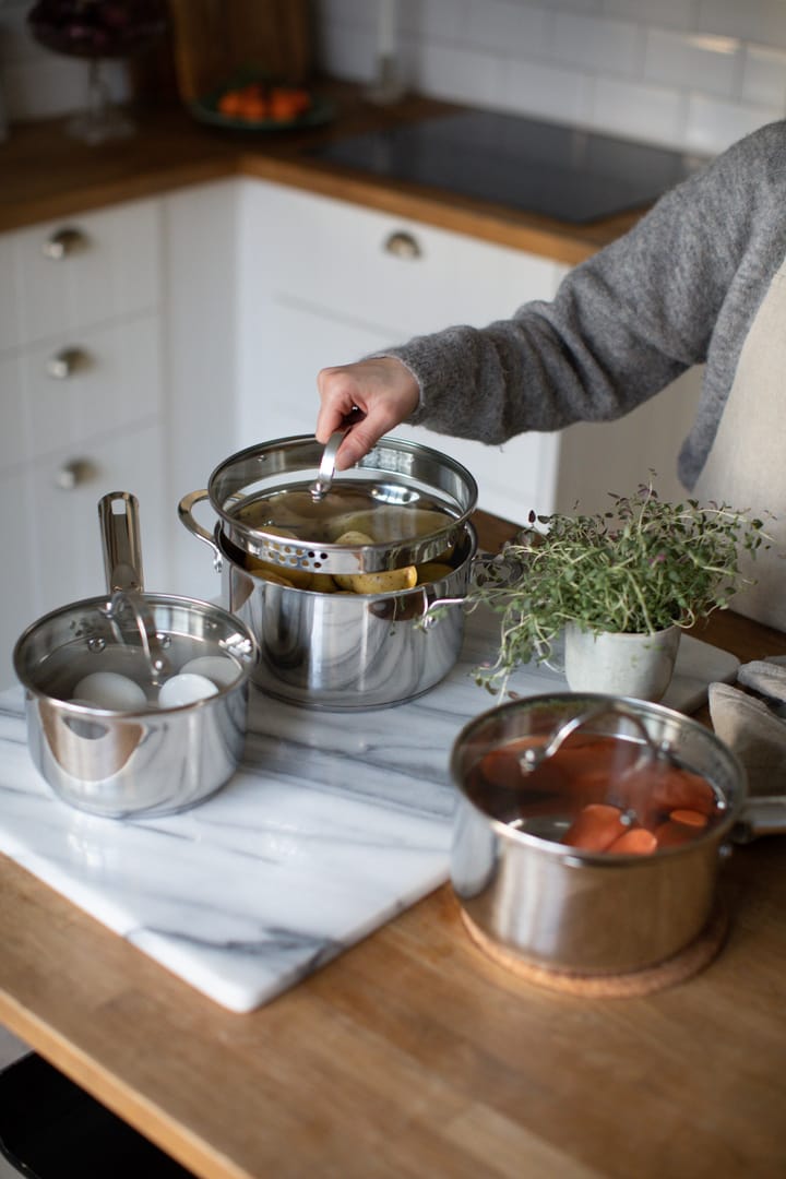 Kosmo saucepan set 3 pieces, 不锈钢 Dorre