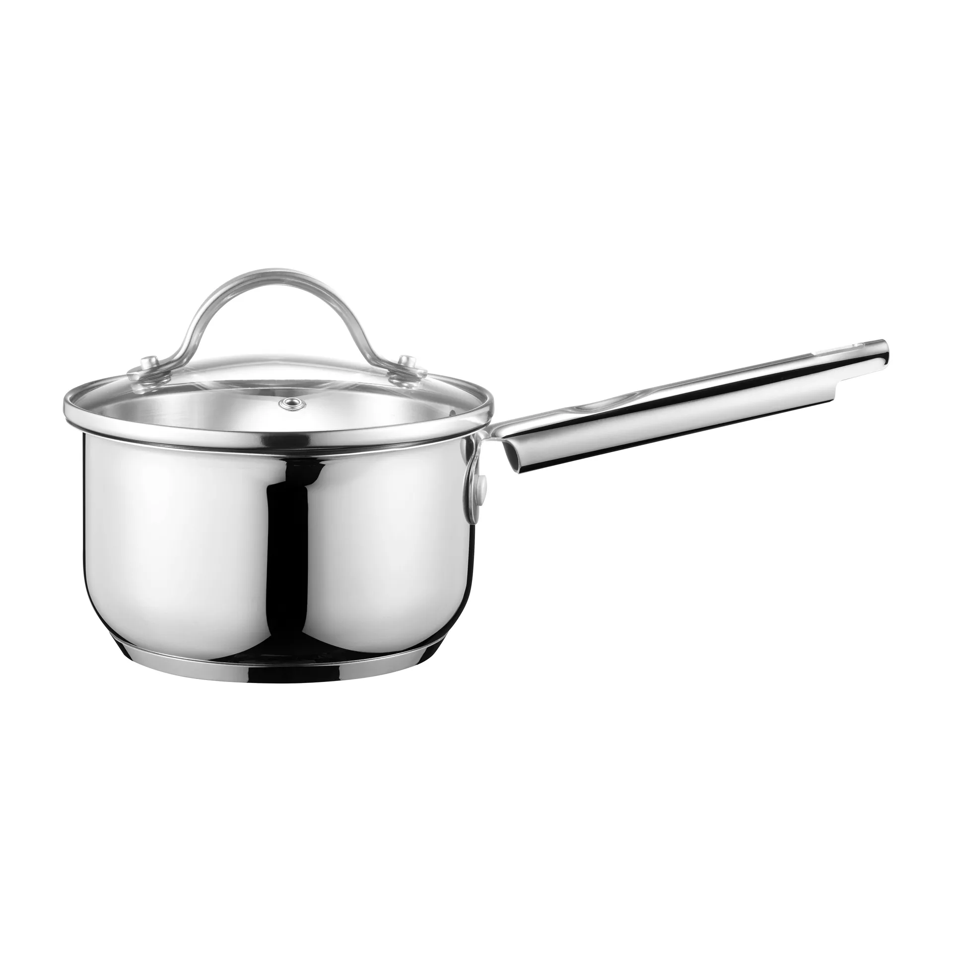 Kosmo saucepan with glass lid 18 cm, 不锈钢 Dorre