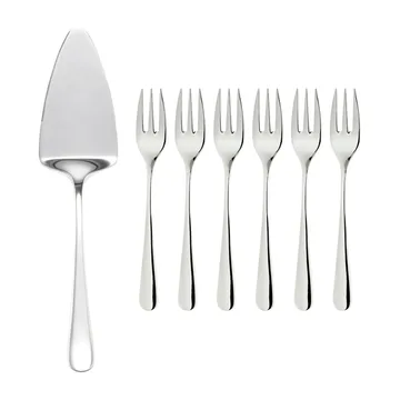 Sallie serving set - 6 cake 叉子  & cake slice - 不锈钢 - Dorre