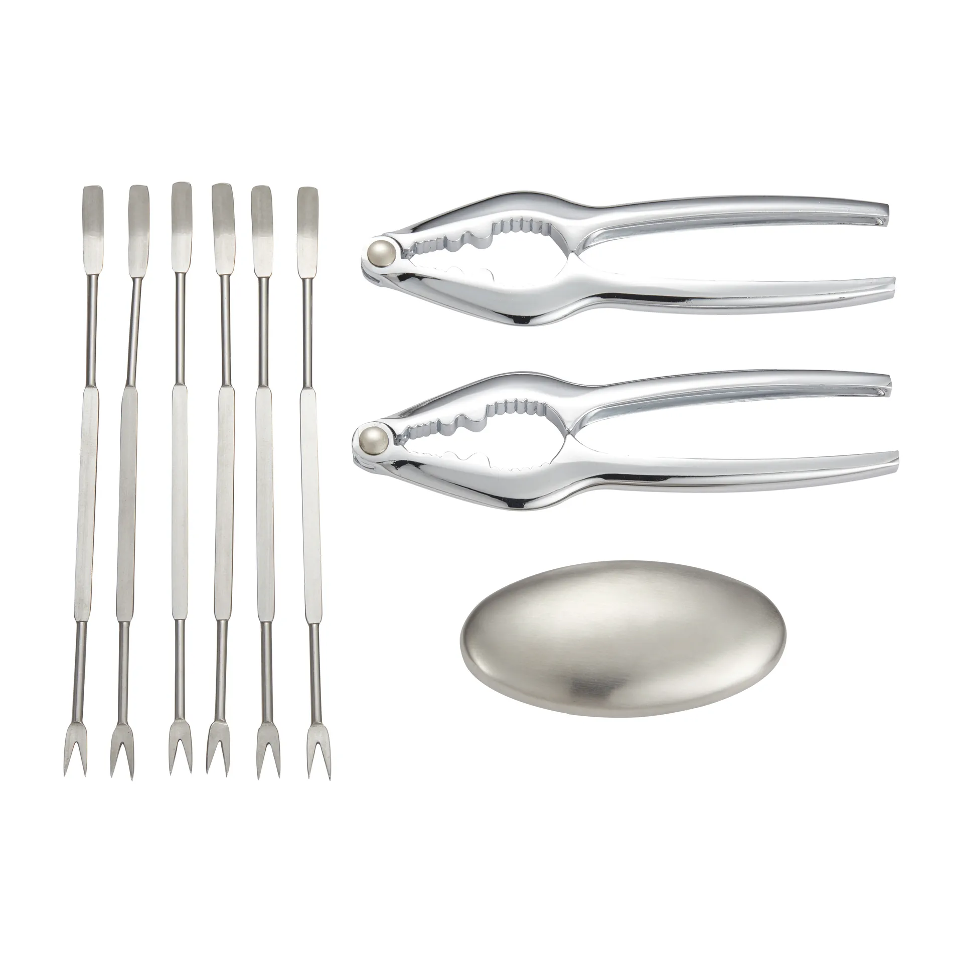 Skagen shell fish set 9 pieces, 不锈钢 Dorre