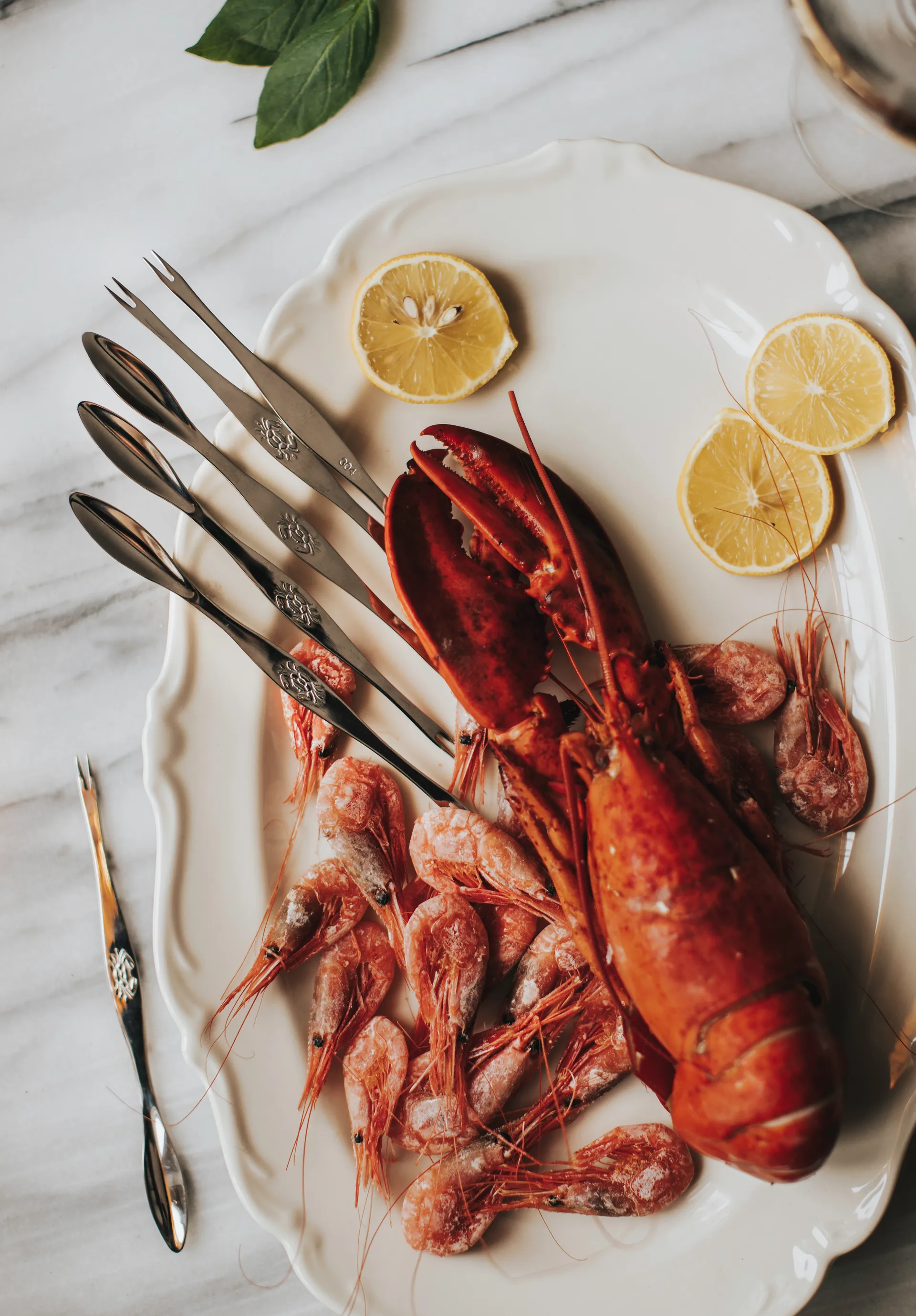 Skai seafood 叉子 六件套装, 银色 Dorre