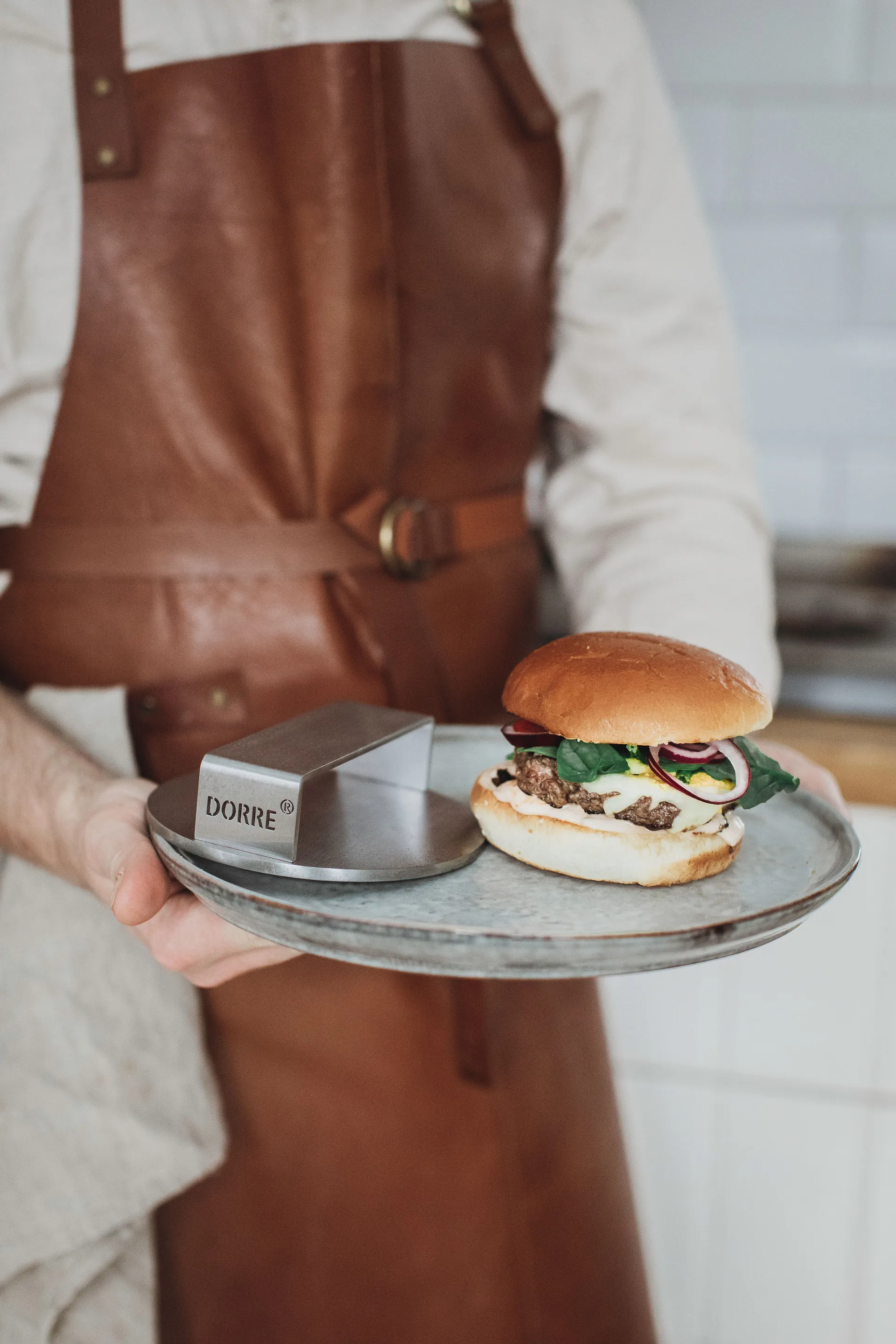 Smera burger press Ø13 cm, 不锈钢 Dorre