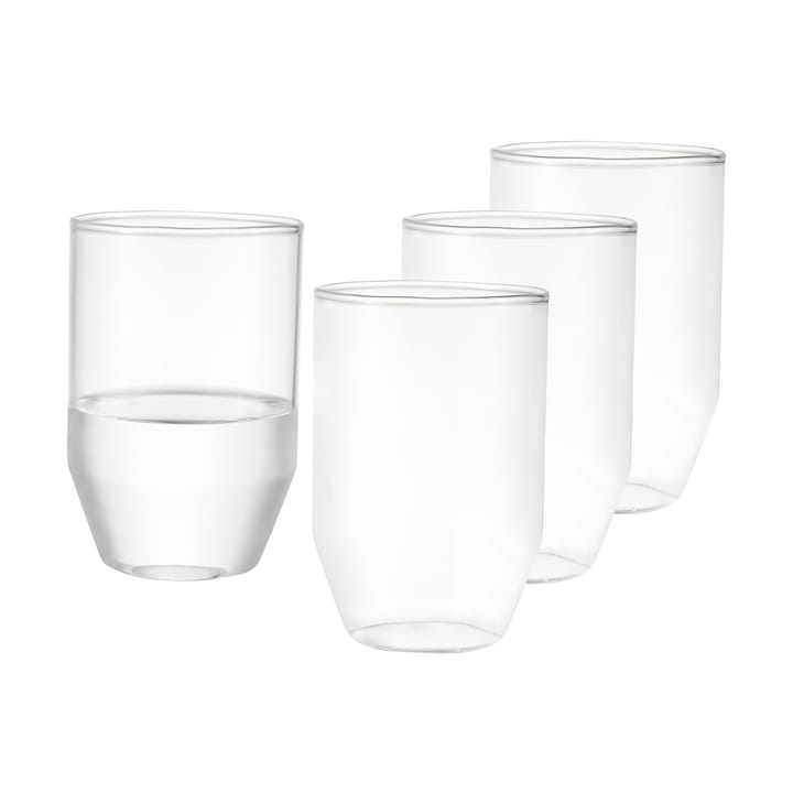 Sunnanö 杯子/玻璃杯/酒杯 22 cl 四件套装 - 透明 - Dorre