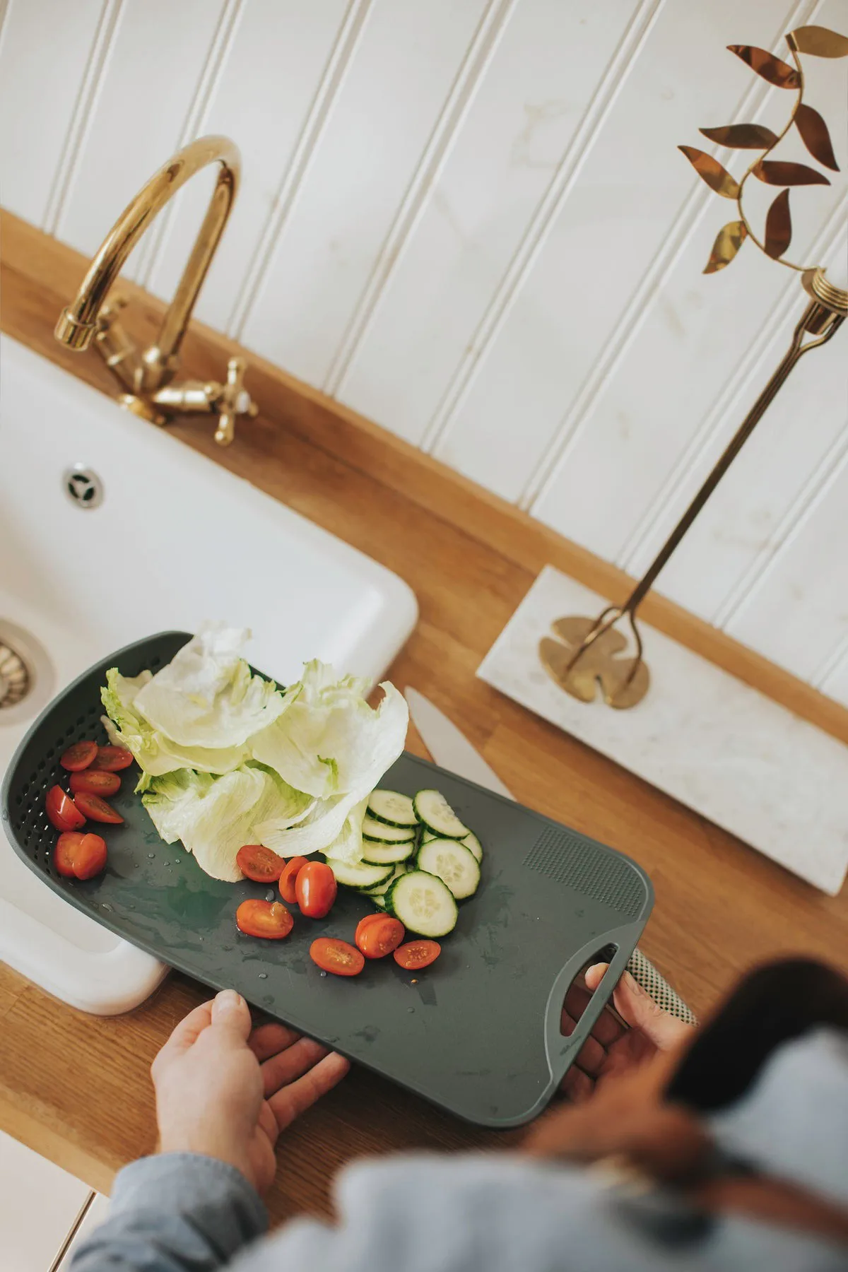 Suvi 切菜板/砧板 24.4x38.5 cm, 灰色 Dorre