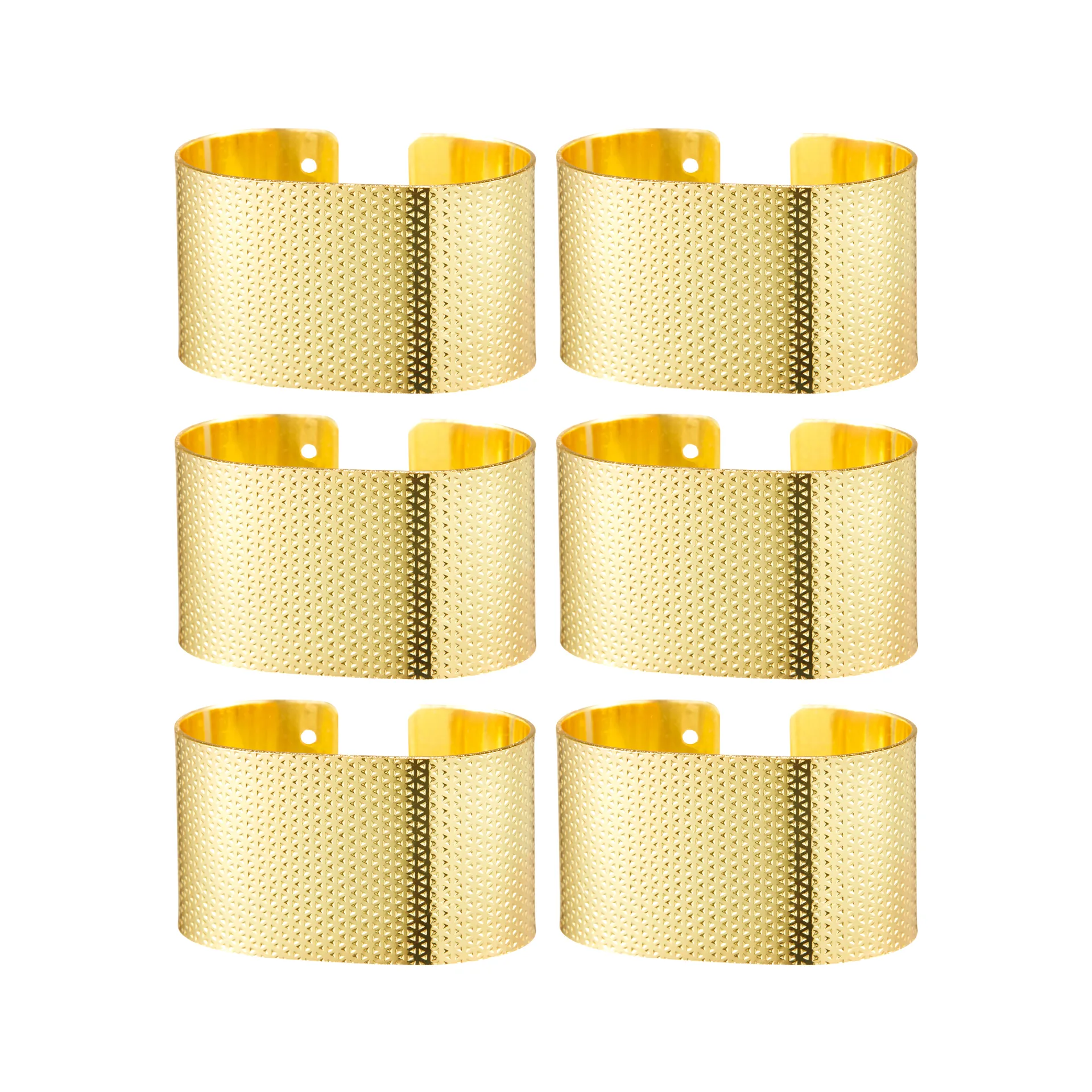 Svea napkin rings 六件套装, brass Dorre