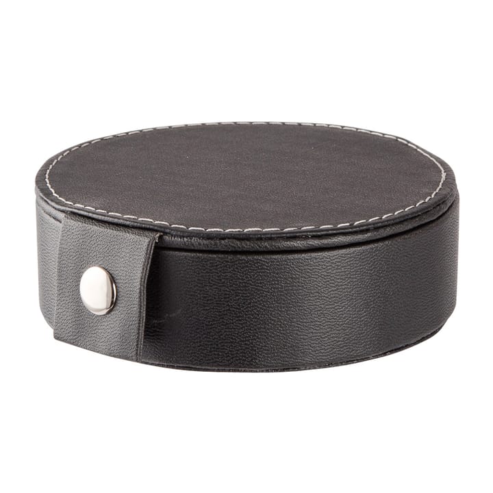 Visby coaster Ø10 cm 六件套装, 黑色 Dorre