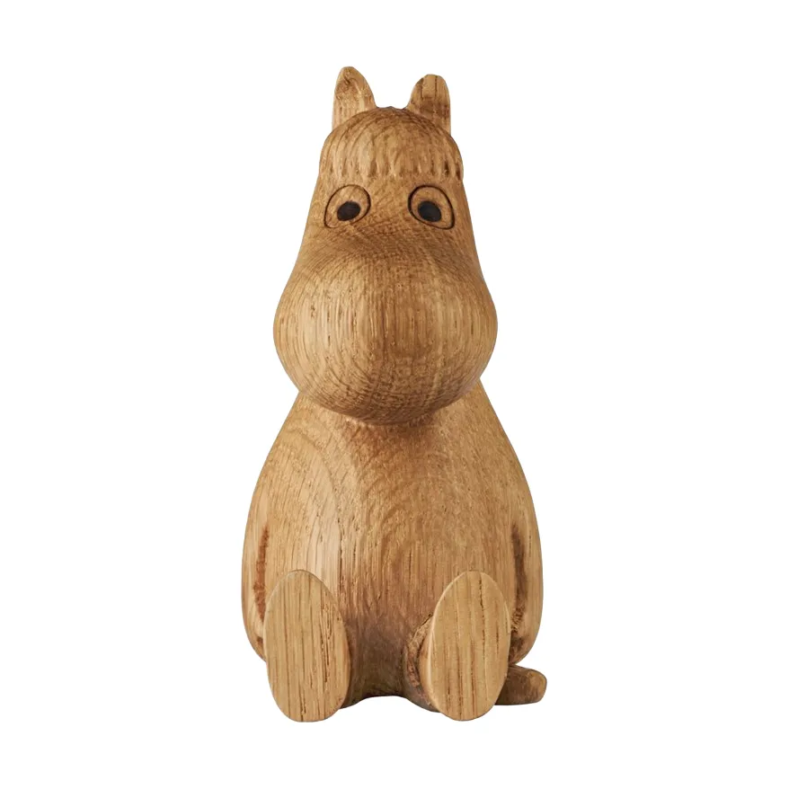 姆明 木质装饰  snorkmaiden 10cm, 橡木(FSC) Dsignhouse x Moomin
