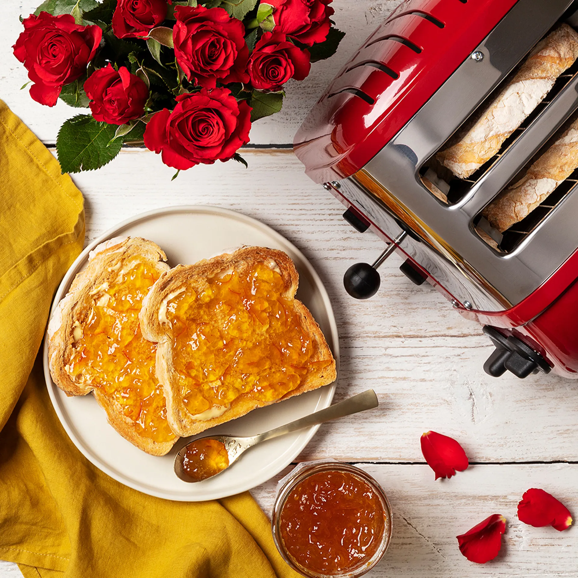 英国Classic经典系列 2槽多士炉烤面包机吐司机  , 红色 Dualit