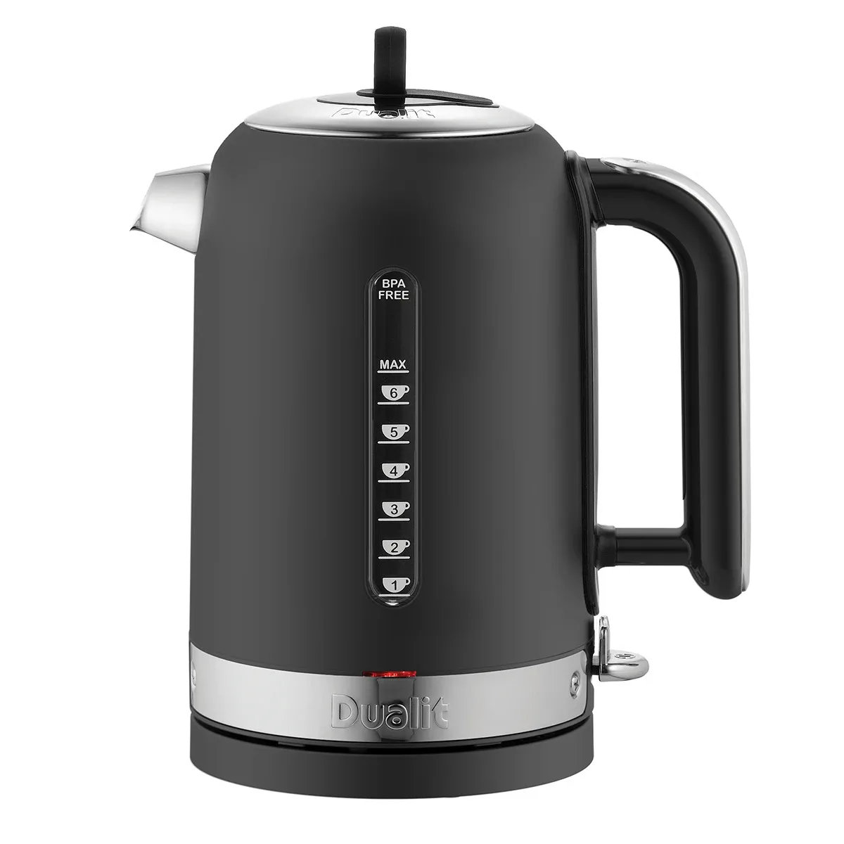 Dualit Classic 电水壶 1.7升, 哑光黑色 Dualit