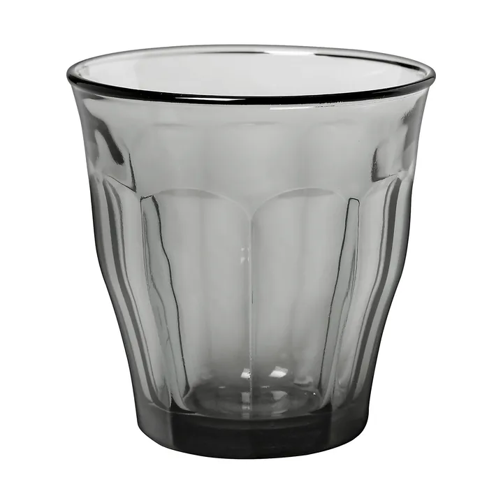Picardie 玻璃水杯 - 灰色，6件装，250ml - Duralex