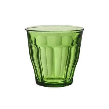 Picardie 玻璃水杯 - 绿色，6件装，250ml - Duralex