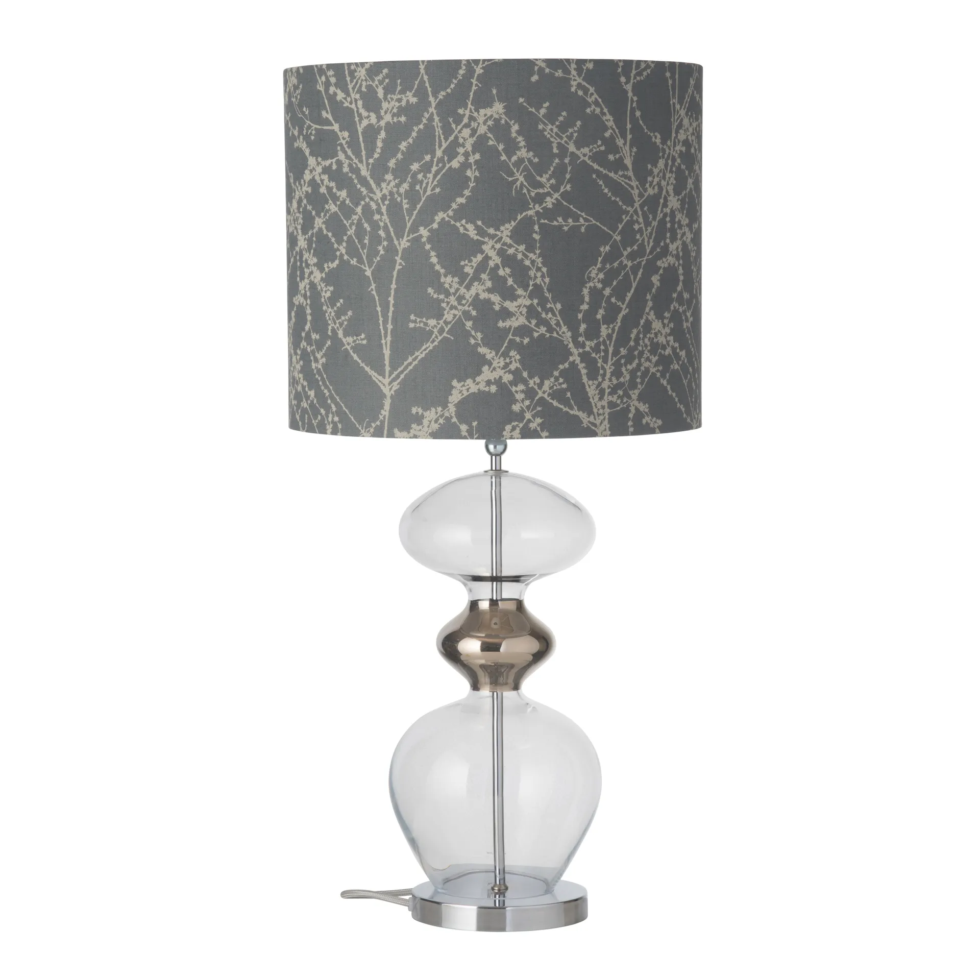 Futura 灯座, clear + 银色-colou红色 cord EBB & FLOW