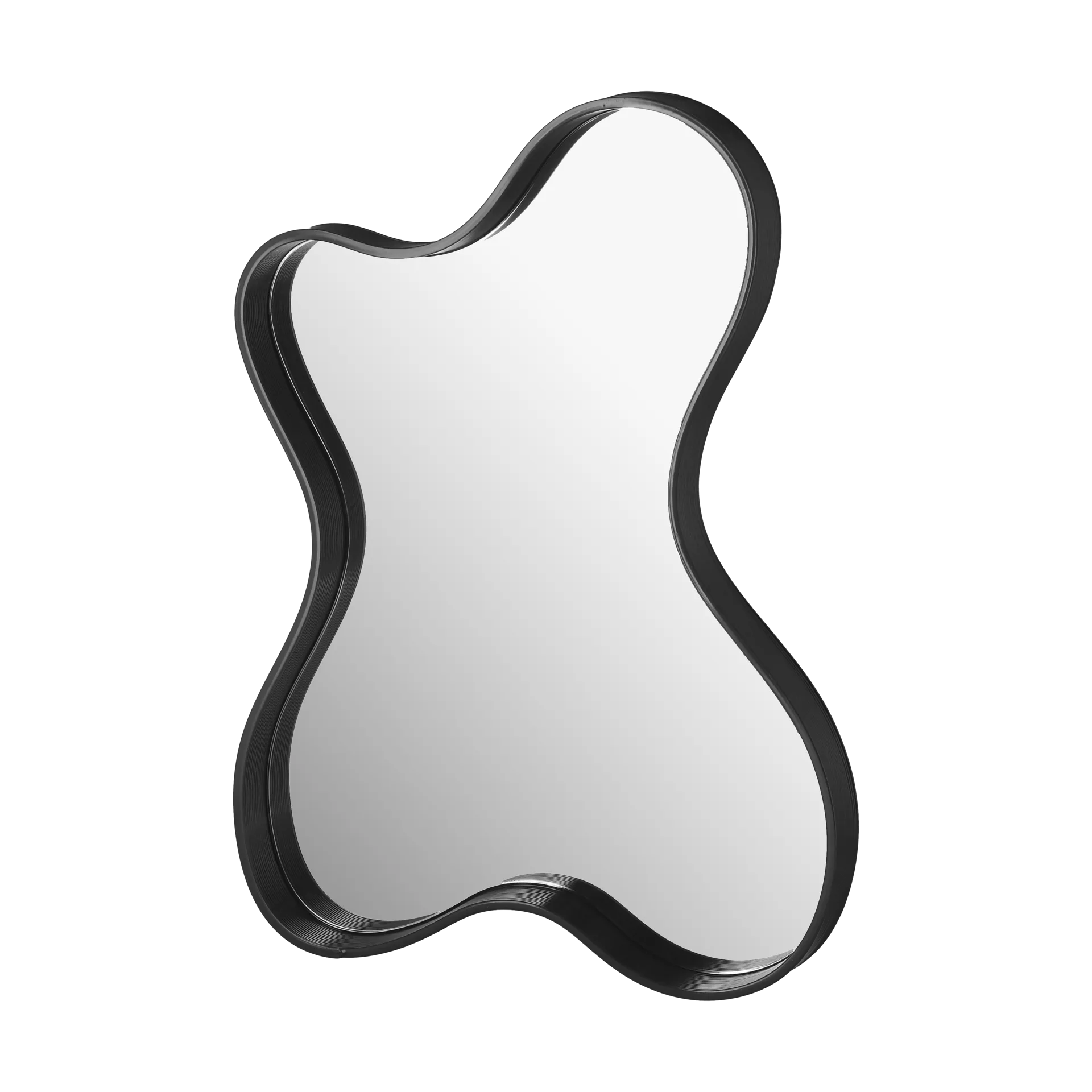 Pebble 镜子 小 56x76 cm, 黑色 Ekbacken Studios