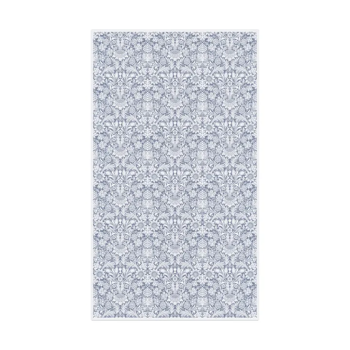 向日葵桌布150x250cm - 蓝色 - Ekelund Linneväveri
