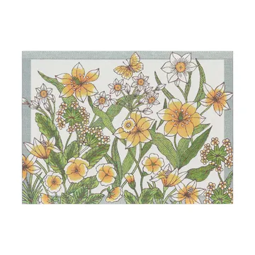 水仙花餐垫 35x48cm - 黄色 - Ekelund Linneväveri
