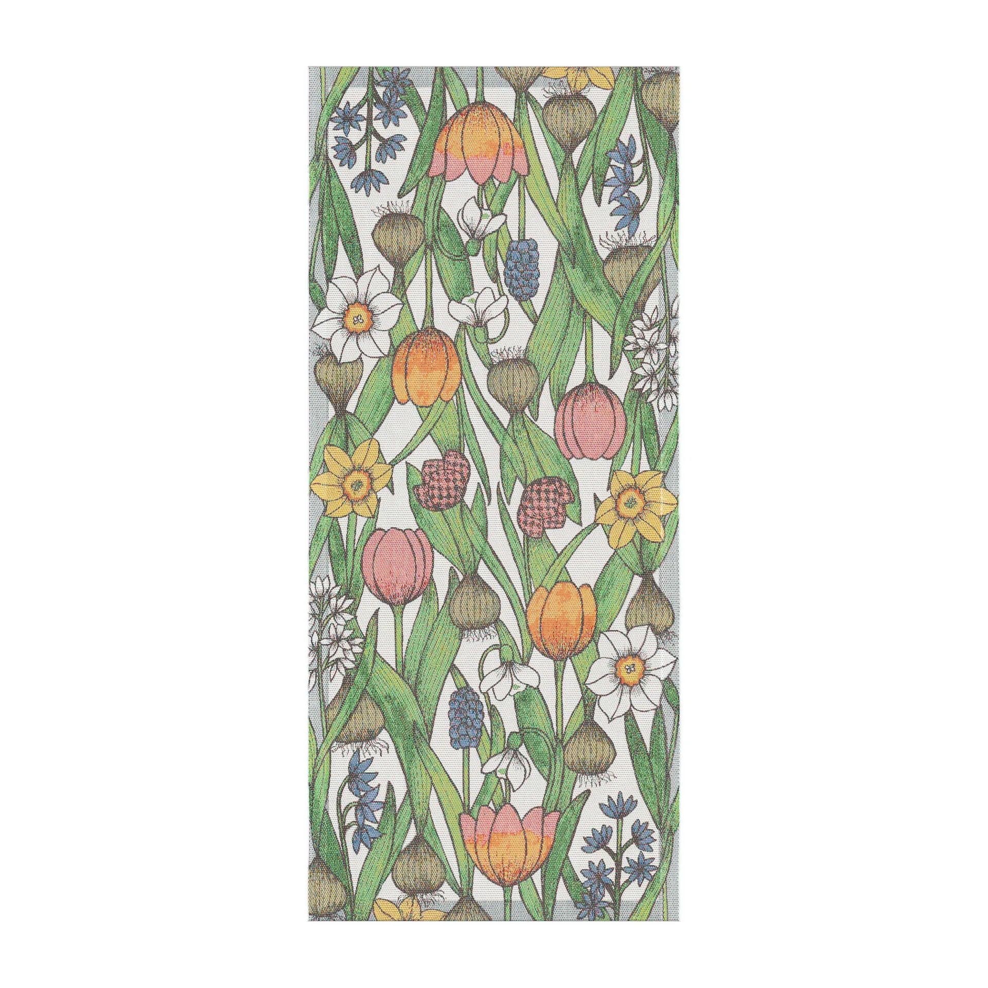 花球桌旗, 35x80cm Ekelund Linneväveri