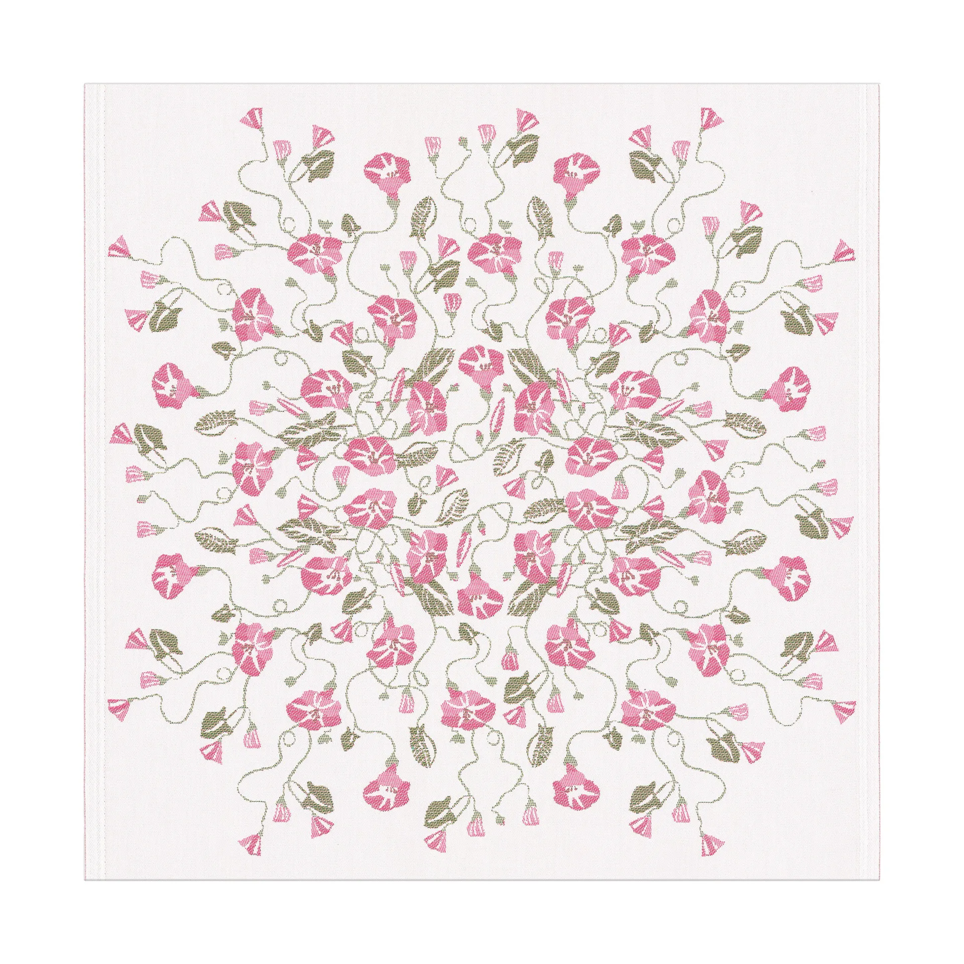 Åkervinda 桌布 75x75cm, 粉色 Ekelund Linneväveri