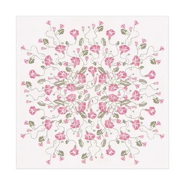 Åkervinda 桌布 75x75cm - 粉色 - Ekelund Linneväveri