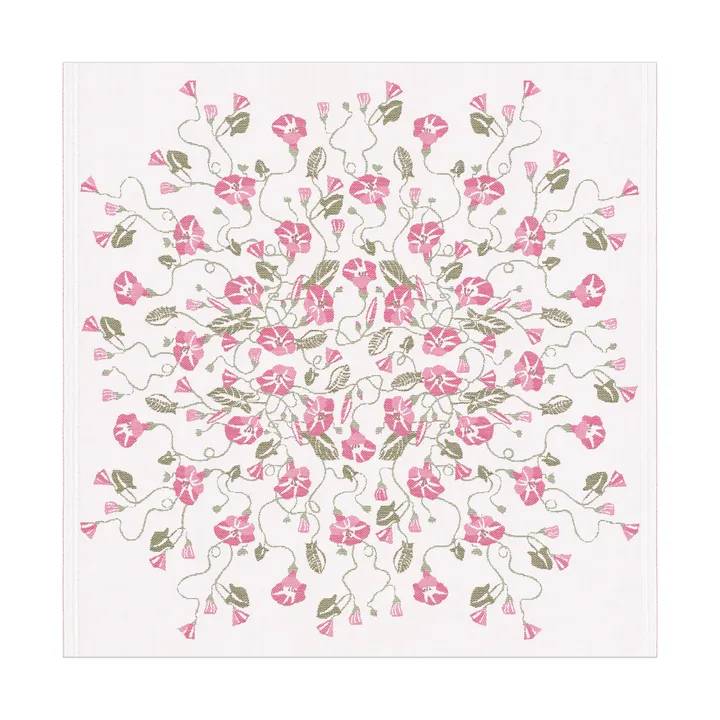 Åkervinda 桌布 75x75cm - 粉色 - Ekelund Linneväveri
