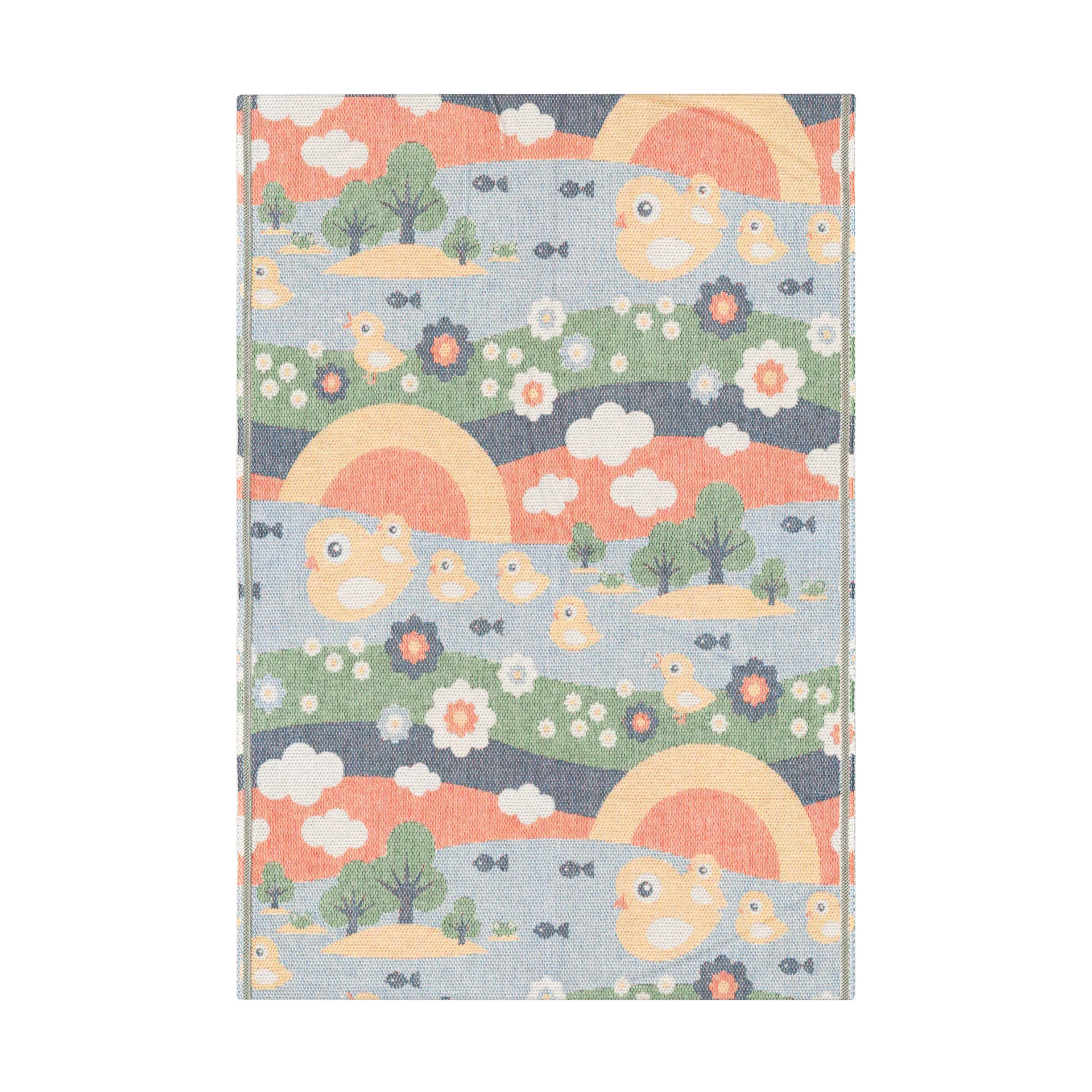 Ankdalen 婴儿毯 72x105 cm, 彩色 Ekelund Linneväveri