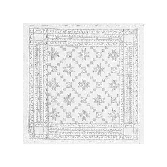 Åttebladrose 餐巾35x35cm - 米色 - Ekelund Linneväveri