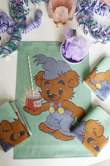 Bamse 厨用巾35x50cm - 蓝色_绿色 - Ekelund Linneväveri