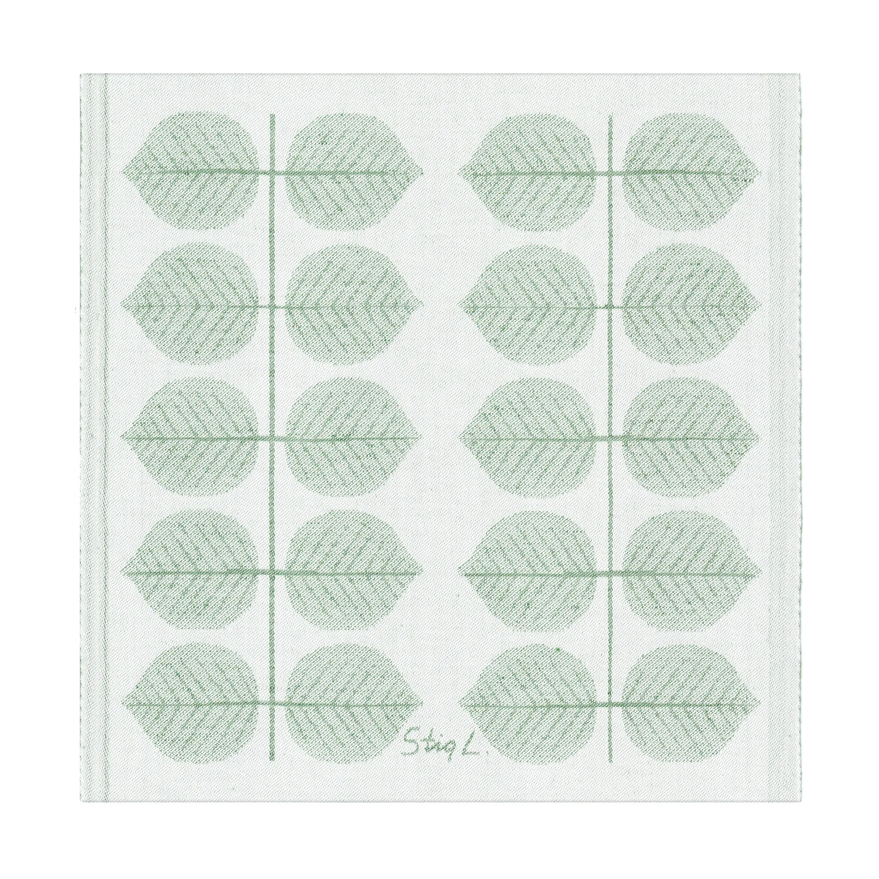 Berså 餐巾布35x35厘米, 绿色 Ekelund Linneväveri