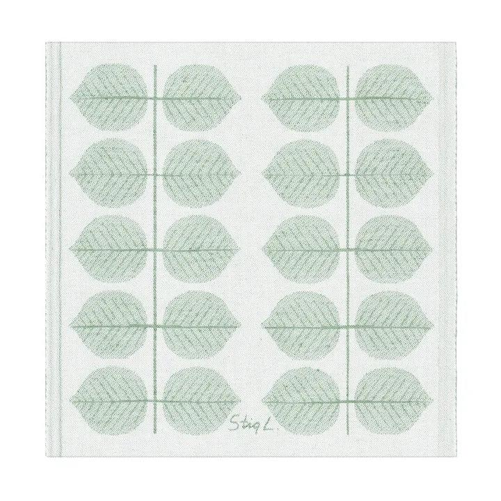 Berså 餐巾布35x35厘米 - 绿色 - Ekelund Linneväveri
