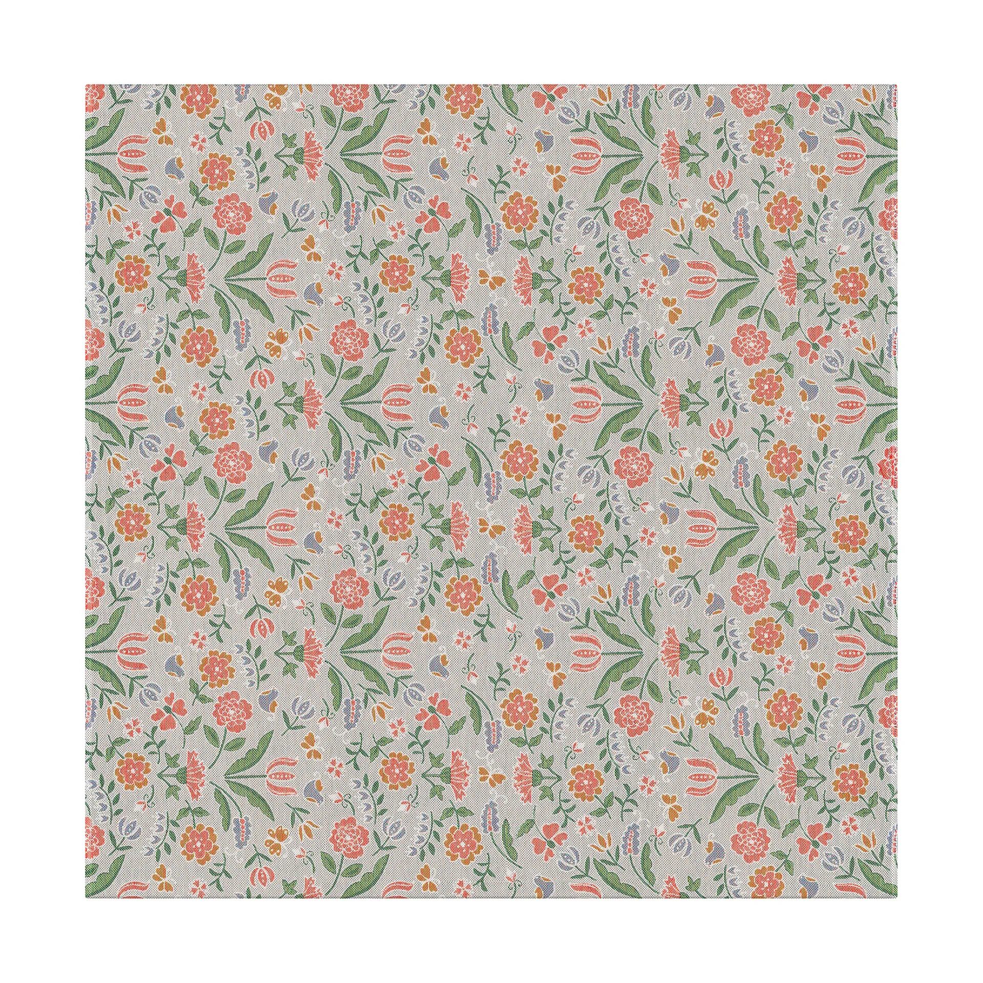 Blomglänta 桌布145x145cm, 多色 Ekelund Linneväveri