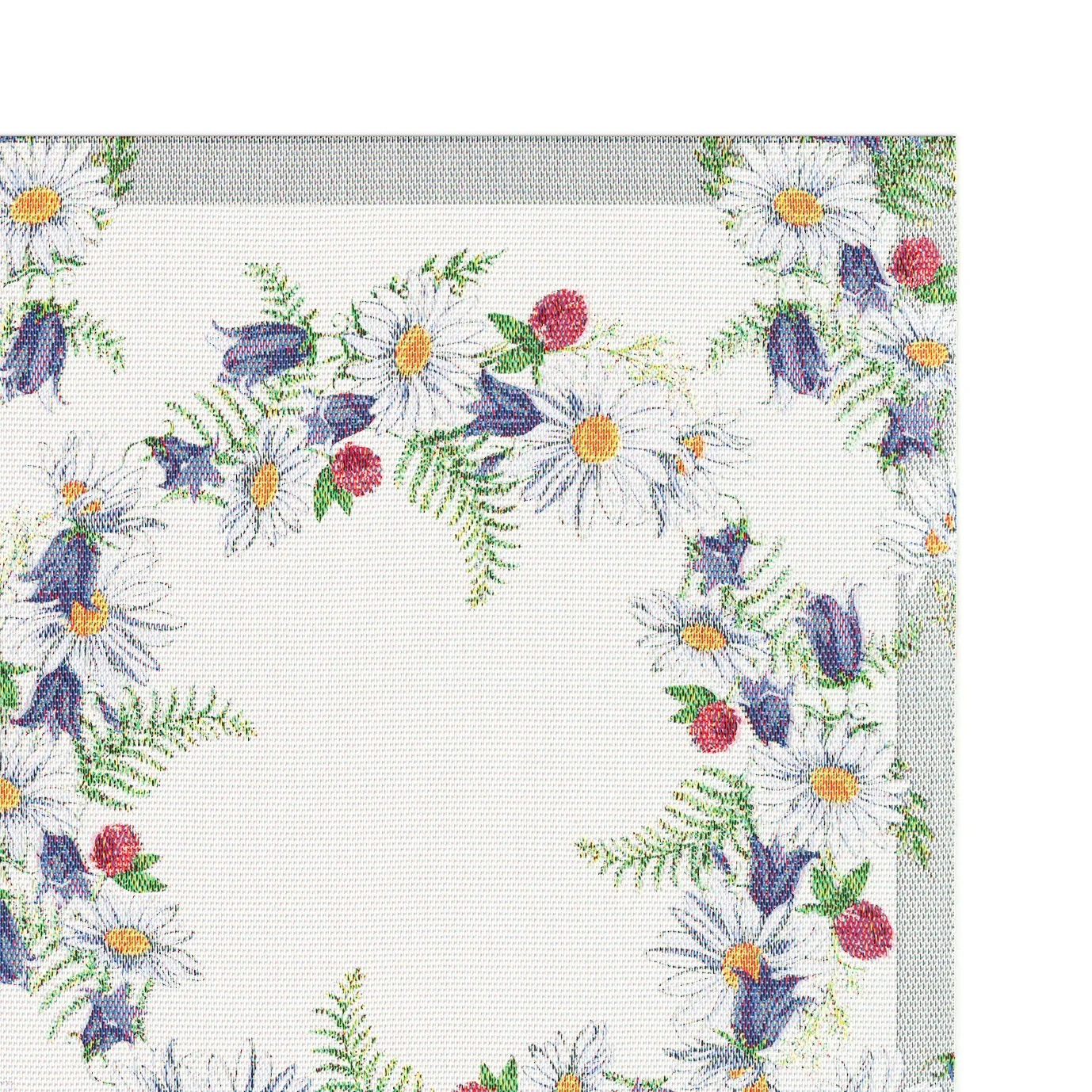Blomkrans 桌旗35x120cm, 多色 Ekelund Linneväveri
