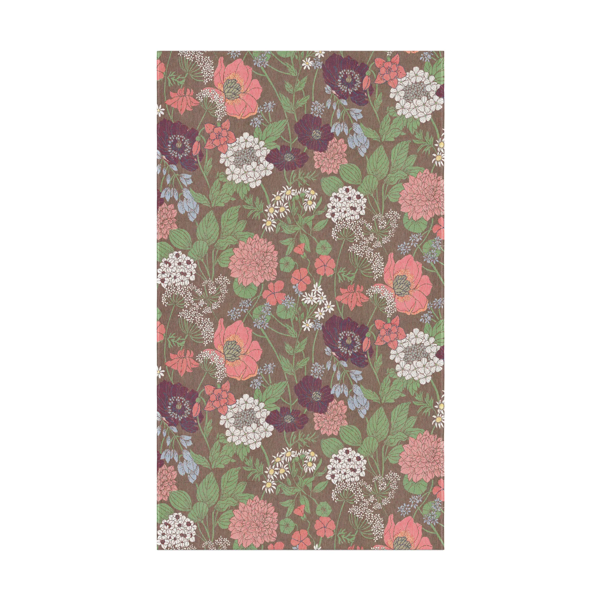 Blomsterfång 桌布145x250cm, 多色 Ekelund Linneväveri