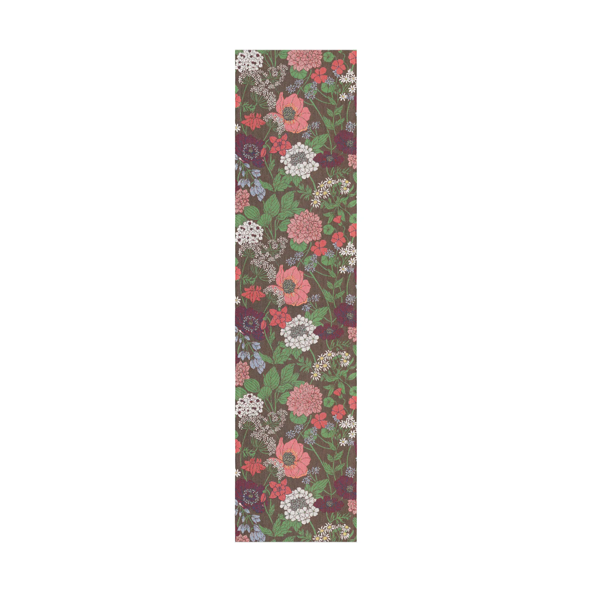 Blomsterfång 桌旗 35x140cm, 多色混色 Ekelund Linneväveri